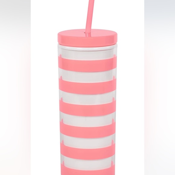 NWT! Kate spade ♠️ tumbler in fun summer stripes design - Picture 7 of 12
